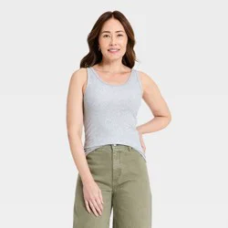 Women's Iconic Scoop Neck Tank Top - Universal Thread™ Heather Gray M
