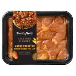 Smithfield Pork Mango Habanero Cubes Boneless - 16oz
