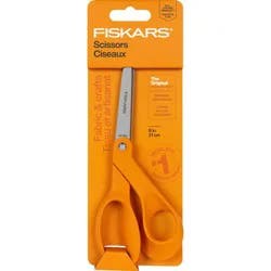Fiskars 8" Original Handled Scissors Orange