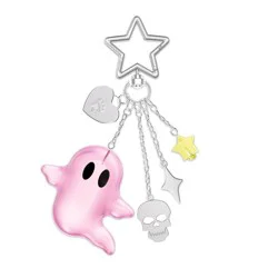 Velvet Caviar Tech & Bag Charms - Pink Ghosted