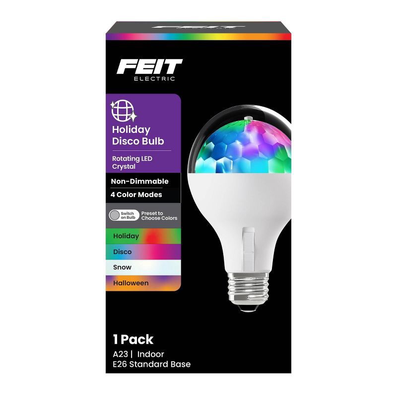 slide 1 of 3, Feit LED Rotating Disco Light, 1 ct