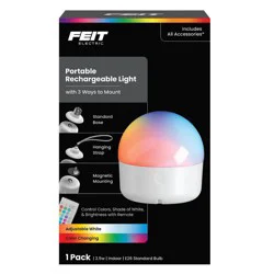 Feit Rechargeable color changing Light Bulb with Remote