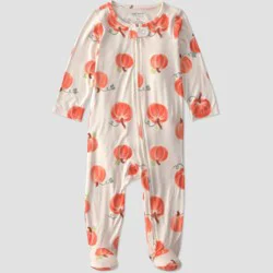 Carter's Just One You® Baby pumpkins Comfy Soft Long Sleeve Sleep N' Play - Ivory 3M
