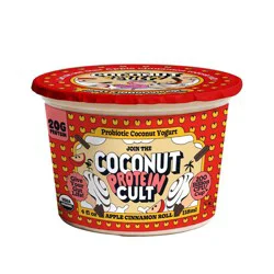The Coconut Cult Coconut Cult Apple Cinnamon Roll Probiotic Coconut Yogurt - 4oz