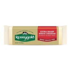 Kerrygold Extra Sharp White Block Cheddar Cheese - 7oz