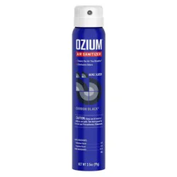 Ozium 3.5oz Carbon Black Scent Air Sanitizer Spray: Odor Eliminator & Freshener