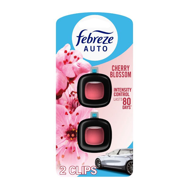 slide 1 of 14, Febreze 2ct Car Auto Cherry Blossom, 2 ct
