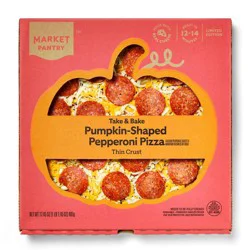 Pumpkin Shaped Pizza - 17.45oz - Market Pantry™