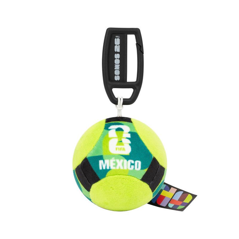 slide 1 of 8, FIFA 3" Mexico Plush Soccer Ball Keychain, 1 ct
