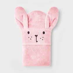 Baby hooded Bath Towel - Cloud Island™ Pink Bunny