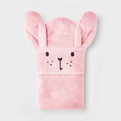 Baby hooded Bath Towel - Cloud Island™ Pink Bunny
