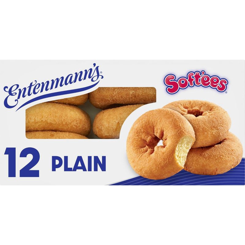 slide 1 of 8, Entenmann's Plain Donuts - 15.25oz/12ct, 15.25 oz, 12 ct
