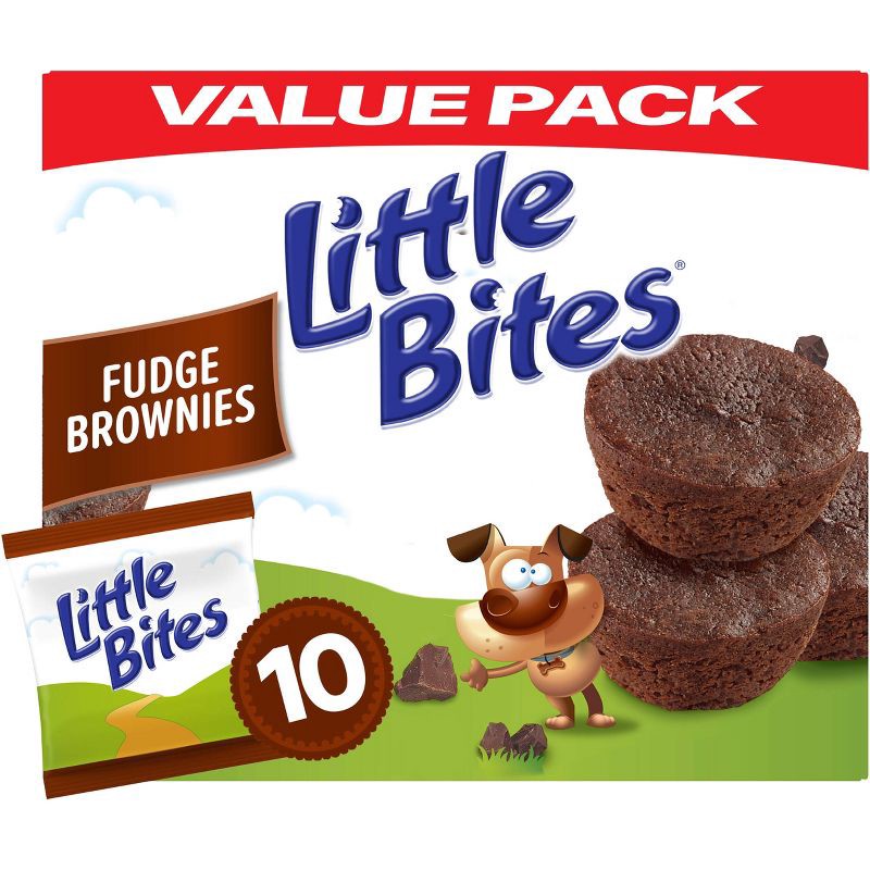 slide 1 of 7, Entenmann's Little Bites Fudge Brownies - 18oz/10ct, 18 oz, 10 ct