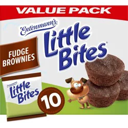 Entenmann's Little Bites Fudge Brownies - 18oz/10ct