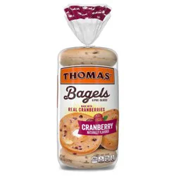 Thomas Cranberry Bagels - 18oz/6ct
