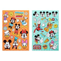 American Greetings Disney Mickey Mouse and Friends Stickers for Kids, Minnie, Mickey, Donald, and Goofy 114ct, 6 Sheets