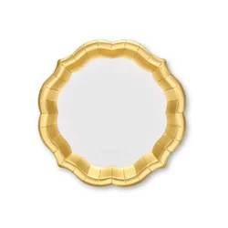 OMG IT's PAPER OMG! IT's PAPER 8ct 10.5" Dinner Paper Plates Gold