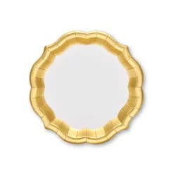OMG IT's PAPER OMG! IT's PAPER 8ct 10.5" Dinner Paper Plates Gold