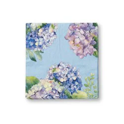 OMG IT's PAPER OMG! IT's PAPER 20ct Lunch Paper Napkins Blue Hydrangea Floral