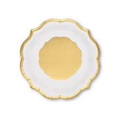 OMG IT's PAPER OMG! IT's PAPER 8ct Salad Paper Plates Gold
