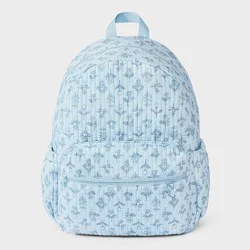 Kids' Floral Quilted Backpack - art class™ Blue