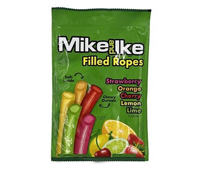 slide 1 of 1, MIKE AND IKE Fruity Filled Licorice Ropes, 3 Oz., 1 ct