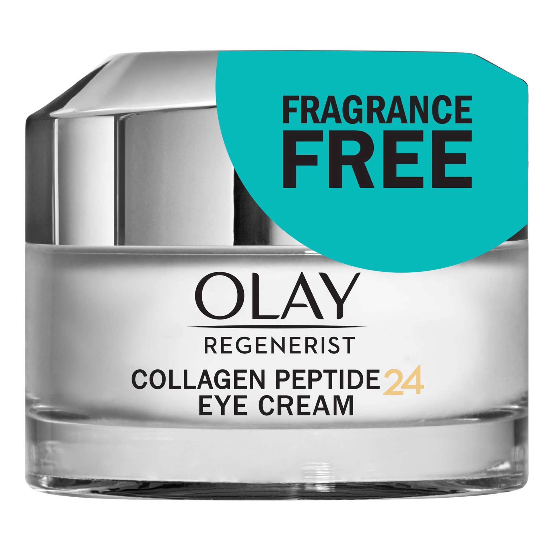 slide 1 of 29, Olay Regenerist Collagen Peptide 24 Eye Cream, Fragrance-Free, 0.5 fl oz, 0.5 fl oz