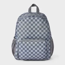 Kids' Checker Backpack - Cat & Jack™ Gray