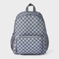 Kids' Checker Backpack - Cat & Jack™ Gray