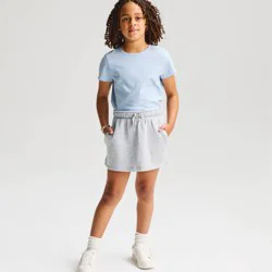 Girls' Short Sleeve 100% Cotton Classic Fit T-Shirt - Cat & Jack™ Blue S
