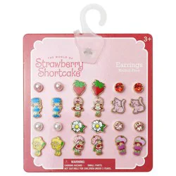 Strawberry Shortcake Girls' Earring Set - 12pc
