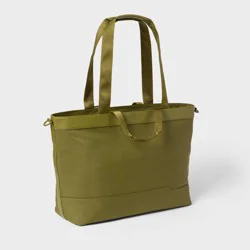 Signature Laptop Tote Bag Fits Up to 17" - Open Story™ Green