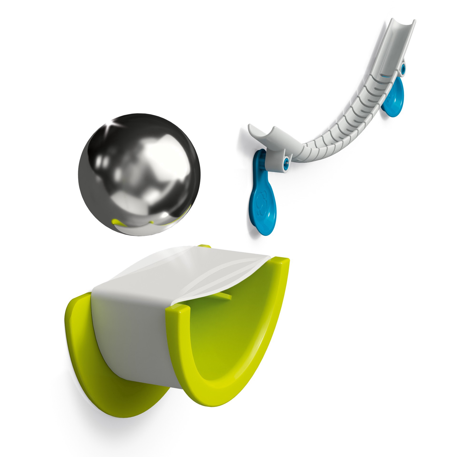 slide 2 of 3, Thames And Kosmos Thames & Kosmos Gecko Run: Marble Run Trampoline, 4.8 in x 11.2 in x 2 in