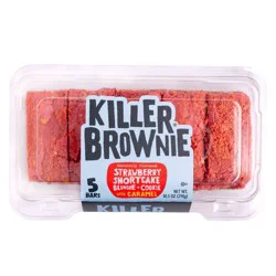Killer Brownie Strawberry Shortcake Brownie - 10.5oz/5ct