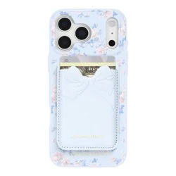 LoveShackFancy x Target – Case-Mate Adhesive Bow Cardholder Whisper Blue