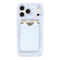 LoveShackFancy x Target – Case-Mate Adhesive Bow Cardholder Whisper Blue