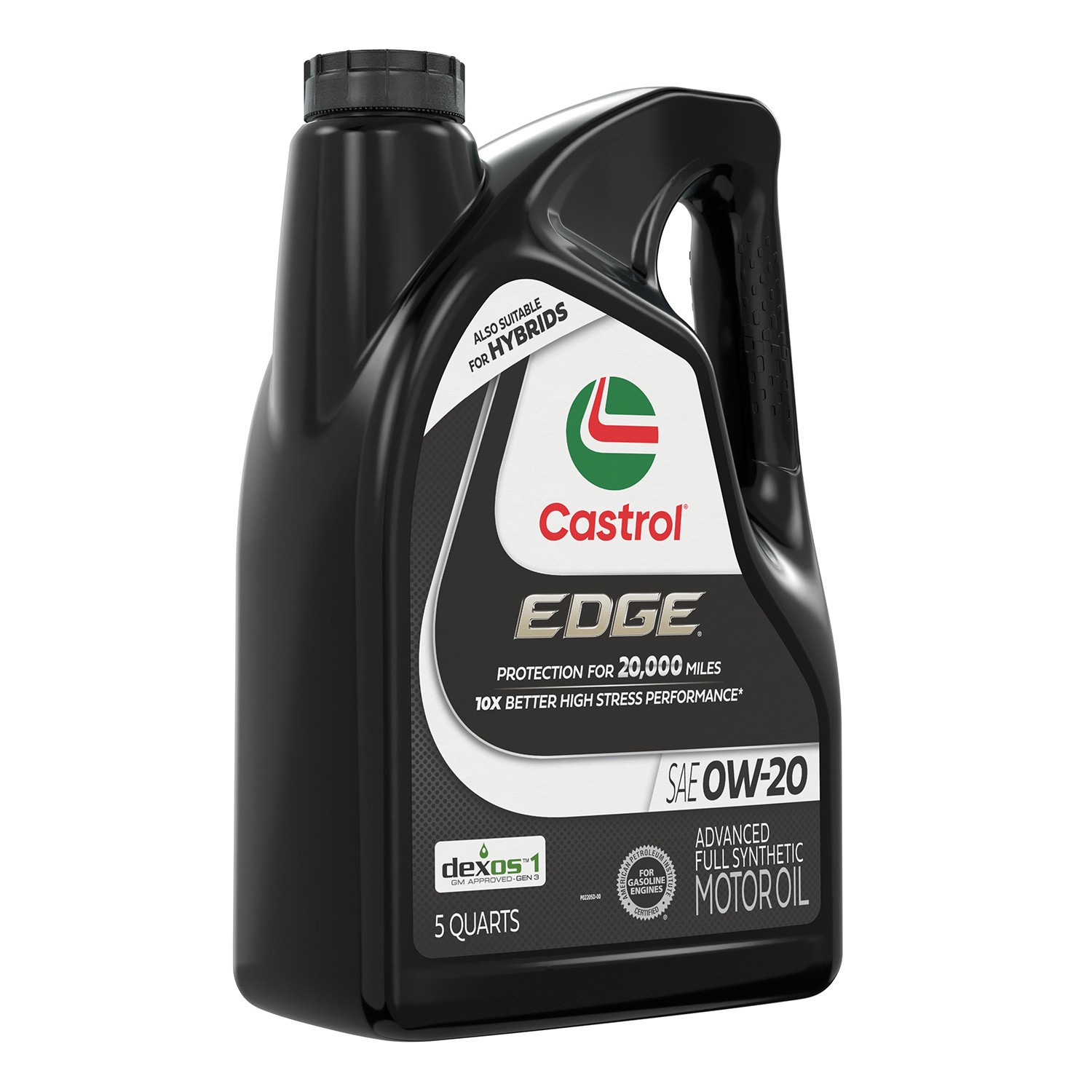 slide 6 of 10, Castrol Edge Sae 0W-20 Advanced Full Synthetic Motor Oil, 5 qt