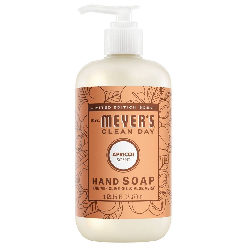 slide 1 of 8, Method Mrs.Meyer's Clean Day Liquid Hand Soap - Apricot - 12.5 fl oz, 12.5 fl oz