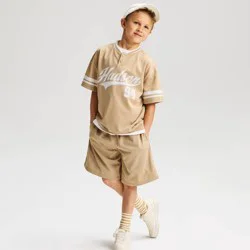 Boys' Mesh Jersey T-Shirt - Cat & Jack™ Sand M