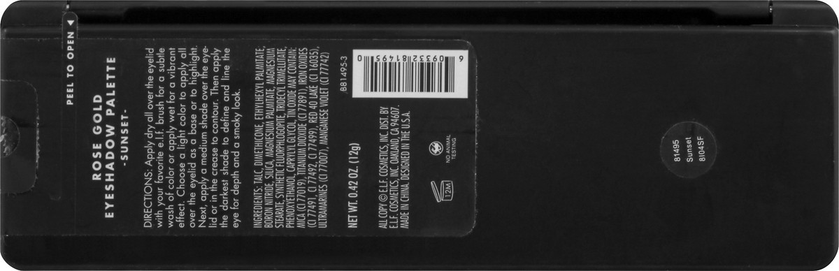 slide 5 of 11, e.l.f. Eyeshadow Palette Rose Gold Sunset, 0.49 oz