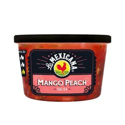La Mexicana Sweet Mango Peach Salsa - 16oz
