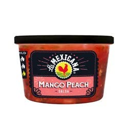 La Mexicana Sweet Mango Peach Salsa - 16oz