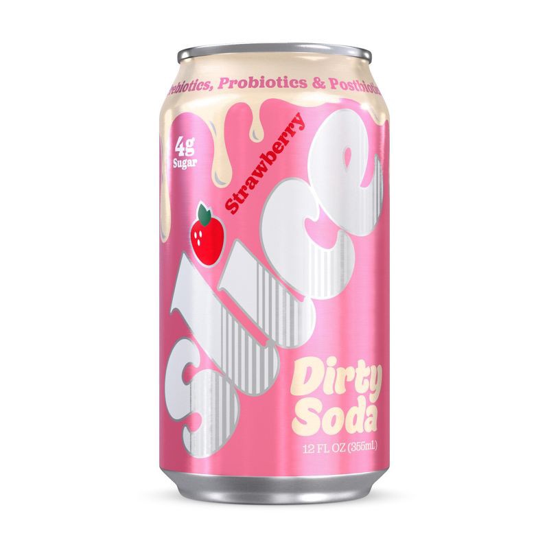 slide 1 of 1, Slice Strawberry Dirty Soda - 12 fl oz, 12 fl oz