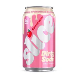 Slice Strawberry Dirty Soda - 12 fl oz