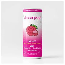 cheerpop Lychee Juice Drink - 11 fl oz Can