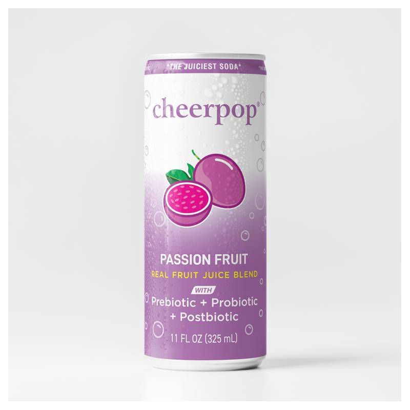 slide 1 of 1, cheerpop Passion Fruit Juice Drink - 11 fl oz Can, 11 fl oz