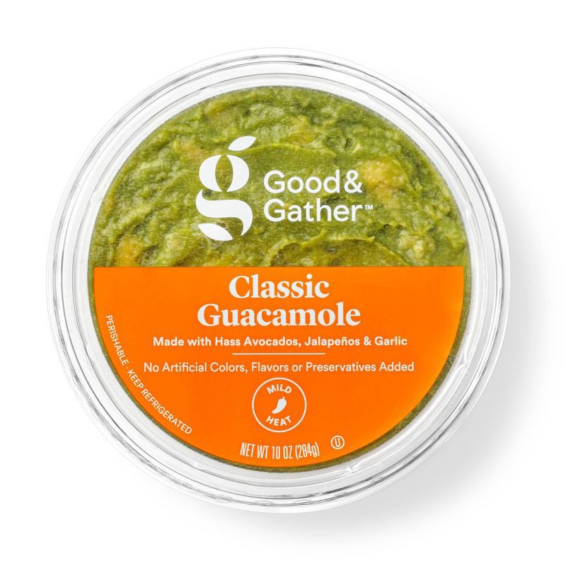 slide 1 of 4, Classic Guacamole - 10oz - Good & Gather™, 10 oz