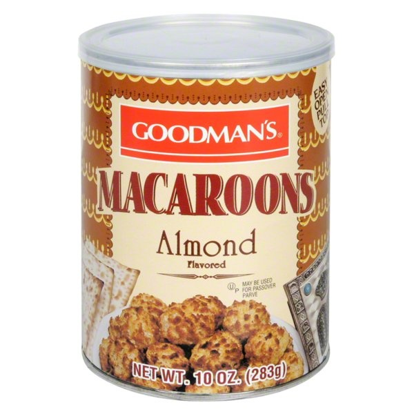 slide 1 of 1, Goodman's Macaroons - Almond, 10 oz