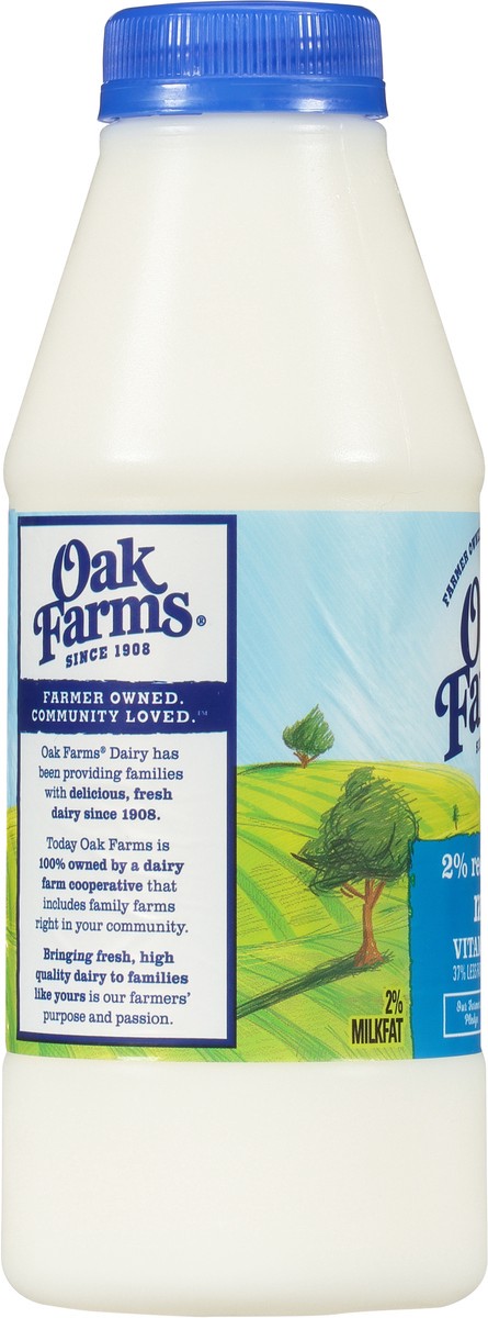 slide 12 of 14, Oak Farms 2% Reduced Fat Milk with Vitamin A and D, Milk Pint - 1 Bottle, 1 pint