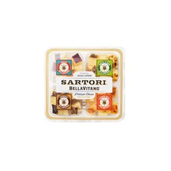 Sartori BellaVitano Mixed Cheese Cube Tray - 12oz